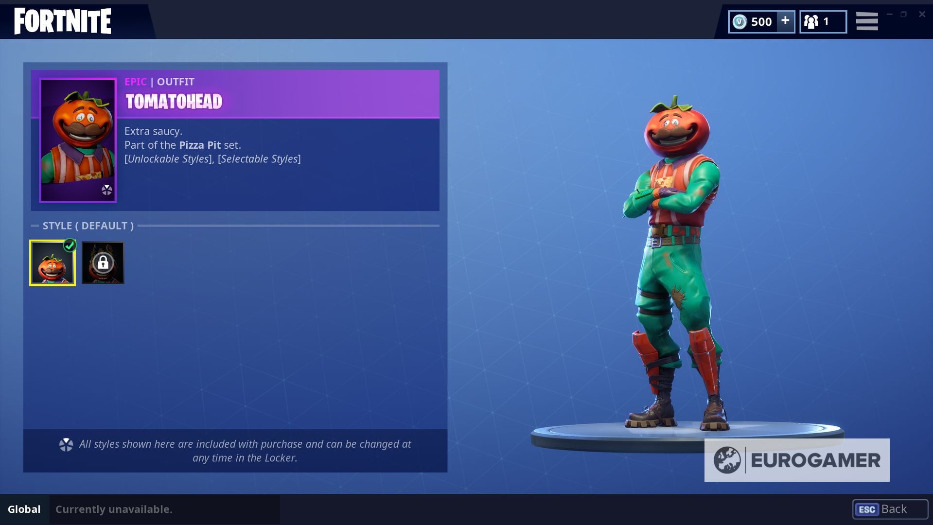 Fortnite Tomatohead outfit How to unlock the second Crown style
